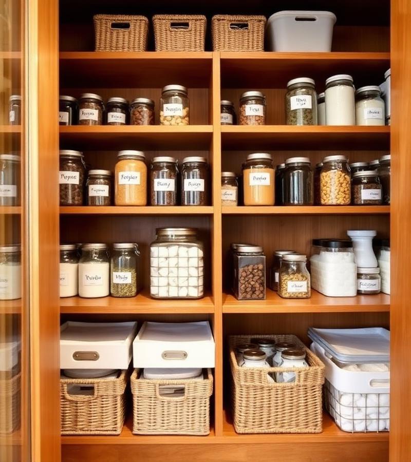 Pantry Design and Kitchen Organization before